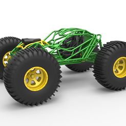 1.jpg Fichier 3D Château gonflable Rock sur roues basse pression Échelle 1:25・Design pour imprimante 3D à télécharger