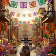 Mariachi.png Mariachi Calavera estilo LEGO - Celebración Día de Muertos