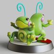 Politoed.1472.jpg Politoed - FAN ART - POKÉMON FIGURINE -POKEMON