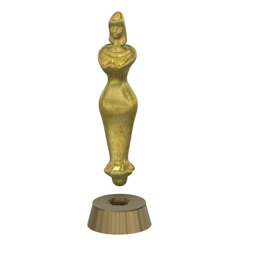 Exclusive tabletop historical decoration bilateral dildo sex-toy strapon  dick penis dong "egyptian night" dwe-212 3d-print and cnc STL File for  Cults