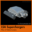 Cover-1.png 1/24 scale LSA Engine Superchargers + 2 Valve Covers for Slowlysmodels LS3