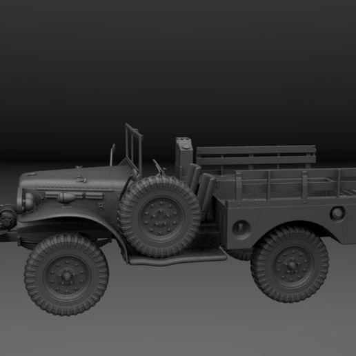 Dodge WC52 "Beep" - The 3/4 Ton Weapons Truck - Ultra Detail STL Model