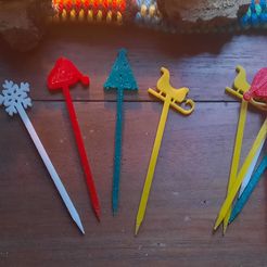 20211203_195730.jpg Free STL file Toothpicks Toothpicks Christmas・3D printable model to download, lucasgmangini