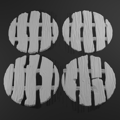Full2-min.png Socles en bois de 40mm pour figurines, Mini