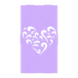 LoveLantern_PANEL_heart-splashes.stl Love Lantern - additional content