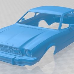 foto-1.jpg Fichier 3D Ford Mustang Coupe 1974 Carrosserie imprimable・Plan à imprimer en 3D à télécharger