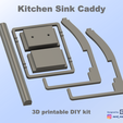Folie2.PNG Kitchen Sink Caddy / Sink Organizer / Cloth Hanger / Sponge Holder