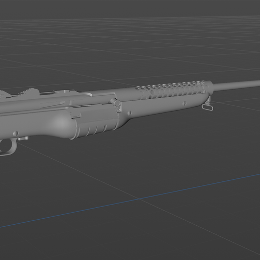 OBJ file US M1941 Johnson rifle 3D model material 🗺️ ・3D printing ...