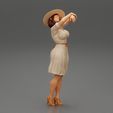 Girl-0006.jpg Elegant Woman Modern Style Fashion Posing in Hat 3D print model