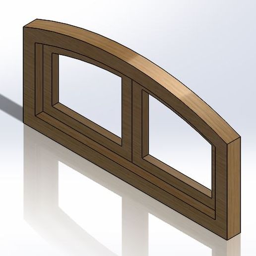1/12 Dollhouse little window (Model No.4) 3D model