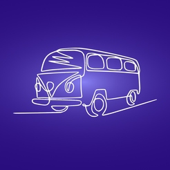 изображение_2022-05-09_125435417.png STL file Decorative mural, wall decoration, panno, VW bus・3D printing design to download