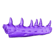 Prognathodon_jaw_reconstructed_lifesize.stl STL file Mosasaur Jaw・3D printable model to download