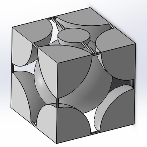 Download STL file 3D MODEL OF CARBON STEEL UNIT CELL • Model to 3D ...