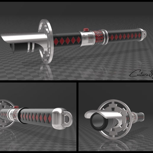 Star Wars-Katana Lightsaber 3D model