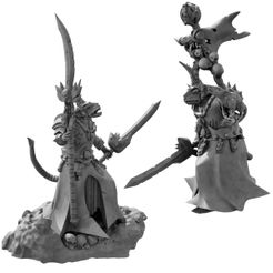 Clan-of-rats-leader-sample-B-from-Mystic-Pigeon-Gaming.jpg 3D file Lord Of Rats - Rat Swarms Leader (Multiple poses, weapons and optional pet rat)・Model to download and 3D print