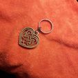 WhatsApp-Image-2021-08-30-at-11.27.14-PM.jpeg key holder, pendant - Celtic knot heart - eternity, circle of life - Key holder, pendant