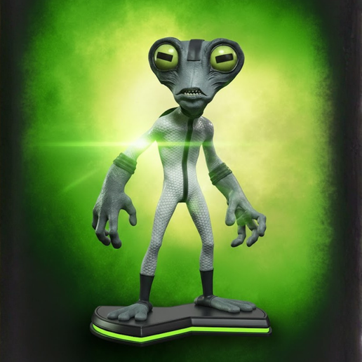 Grey Matter - Ben 10 Classic Art Toy - High Detail 3D Printable Statue