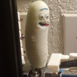 piri.jpg STL file Pickle Rick Extruder knob・Template to download and 3D print