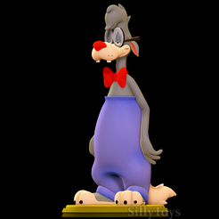1-1.png 3D file Wilford Wolf - Animaniacs・3D print model to download