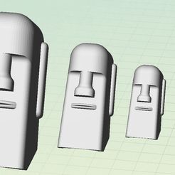 moai_display_large.jpg Free STL file Mo' Moais!・3D printer design to download