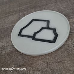 iwa_photo1.jpg STL file Naruto Coaster Glow Series - Iwa・3D print design to download