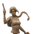 14.656.png Lara Croft Bust 3D Print