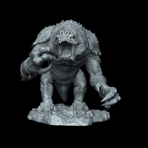 Rancor_01.jpg 绝地归来》中的兰科尔 - 3D 打印