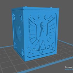 cisne.JPG Free STL file saint seiya cisne box・3D printer design to download