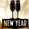 project_20231221_2256522-01.png new year sign wall art Happy New Years wall decor party decoration