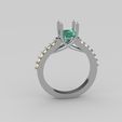 mon3.jpg Archivo STL anillo de una piedra・Idea de impresión 3D para descargar