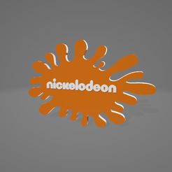 ncikfef.jpg STL file Nickelodeon Splash Logo・Model to download and 3D print