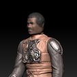 ScreenShot307.jpg Star Wars .stl LANDO CALRISSIAN (Skiff Guard Disguise) .3D action figure .OBJ Kenner style.