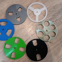 IMG_20230503_194220.jpg STL file Reel for 1/4" audio tape recorder・3D printer model to download