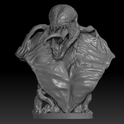 Captura-de-pantalla-2023-06-08-163225.png Файл STL Бюст Венома・Модель 3D-принтера для скачивания