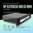 6.jpg Rack Mount for HP EliteDesk 600 G5 Mini PC - 10" 1U VESA 100mm Design - 3D Print without Supports