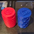52203.webp Parametrik Play-Doh Rulo ve Damga Oluşturucu (Özelleştirilebilir OpenSCAD Aracı)