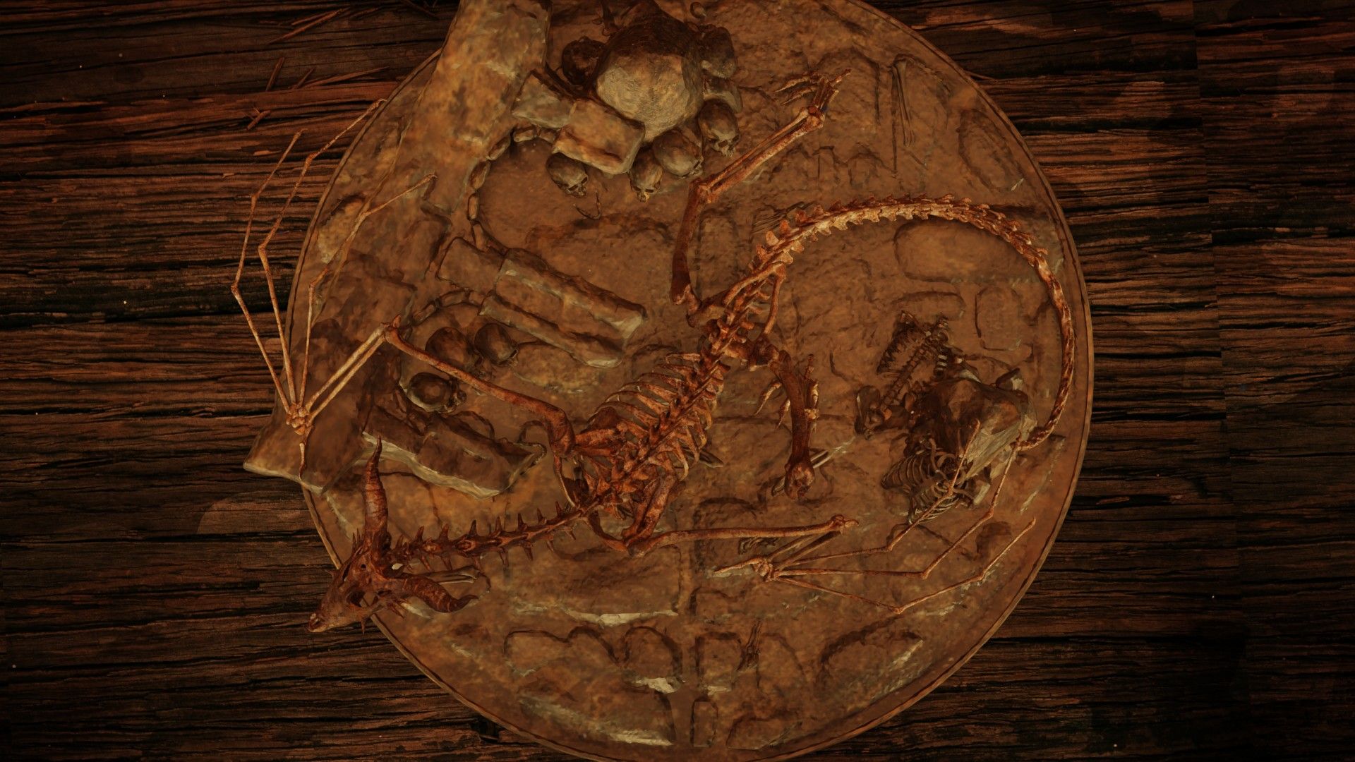 CrocoDragon-7.jpg STL-Datei Dragon Skeleton Diorama herunterladen • 3D-druckbare Vorlage, hannahlancer