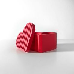 untitled-2483.jpg Heart Storage Container | Desk Organizer and Misc Holder | Modern Office and Home Decor