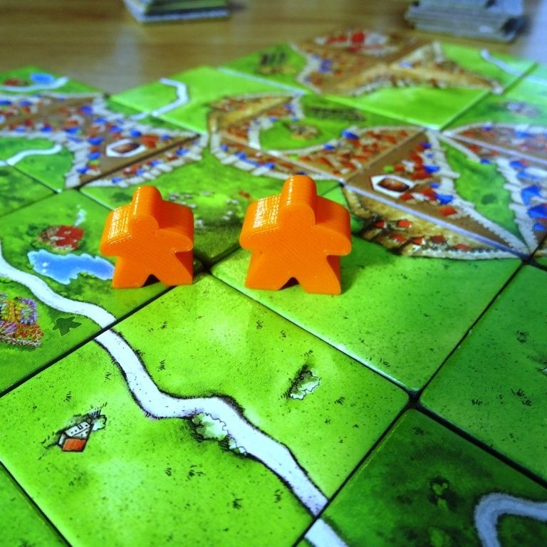 Download free file Meeple Set Carcassonne • 3D print model ・ Cults