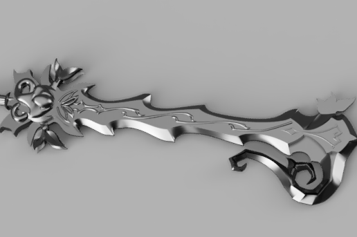 🎭 Invi's Anguis Keyblade・ 3D File for 3D printing・Cults