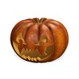 0.jpg PUMPKIN FOR HALLOWEEN 3D Model - Obj - FbX - 3d PRINTING - 3D PROJECT - GAME READY