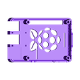 Top_Logo_SM_Cam_Disp_Pins.stl Malolo's screw-less / snap fit Raspberry Pi 3 Model B+ Case & Stands