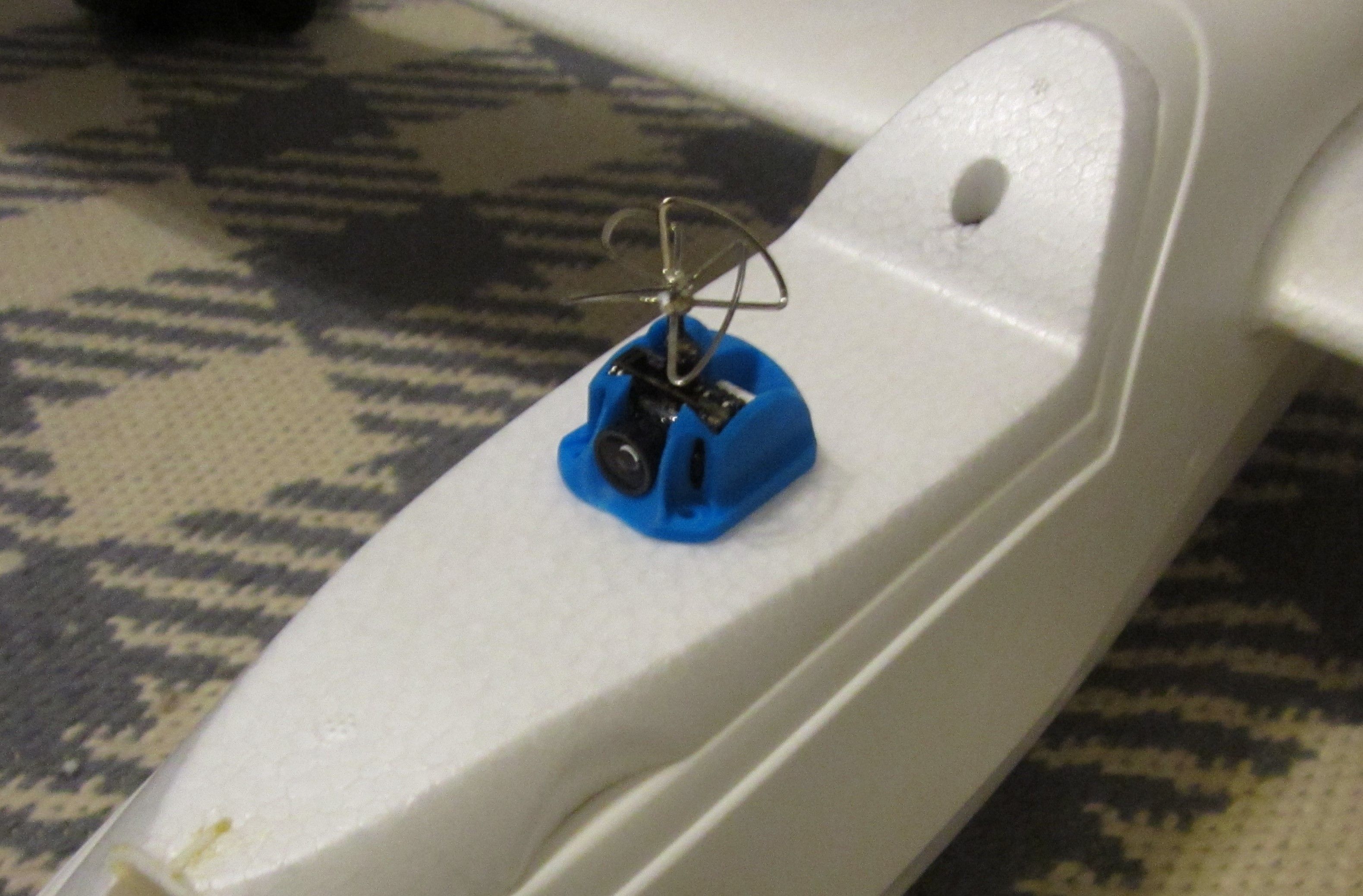 Download STL file EACHINE TX03 AIO FPV CAMERA MOUNT V2 • 3D printable