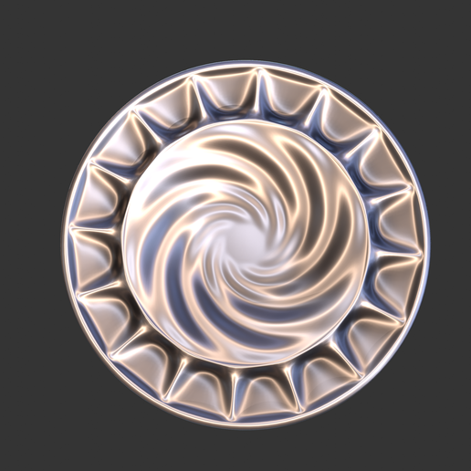 r-5.png 3D Modell STL FILE .Serving plate-28. Für CNC-Router Graveur.