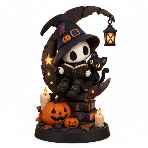 Halloween Art Toy Figure – Decorative Collectible Fantasy Creature