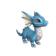 CuteDragon_0002.png Cute Dragon 3D Printable STL 3MF file