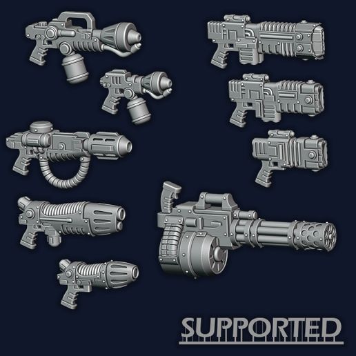 TacticalWep1.jpg Cavaleiros Espaciais do Cisma Gen5 - Edição especial de armamento de apoio tático [Pré-suportado]