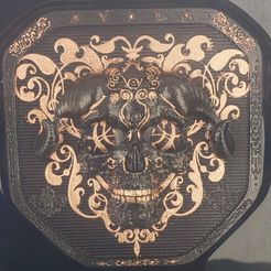 1500.jpg Archivo STL Emblema del carnero・Objeto imprimible en 3D para descargar