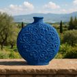 Sicilia-Blu-Vase-2.jpg Sicilia Blu Vase – Mediterranean Textured Decor