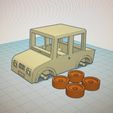 IMG_7530.JPG Free STL file Toy car - with functional wheels・3D printing design to download